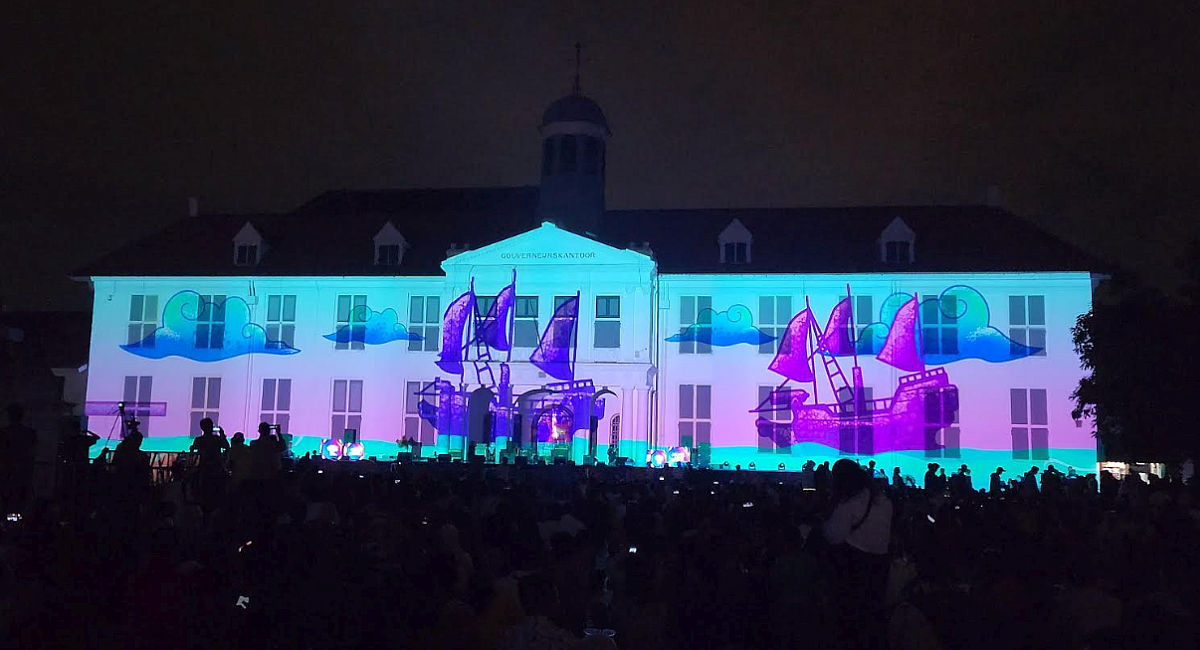 Jakarta Light Festival di Kota Tua, Atraksi Cahaya di Tahun Baru